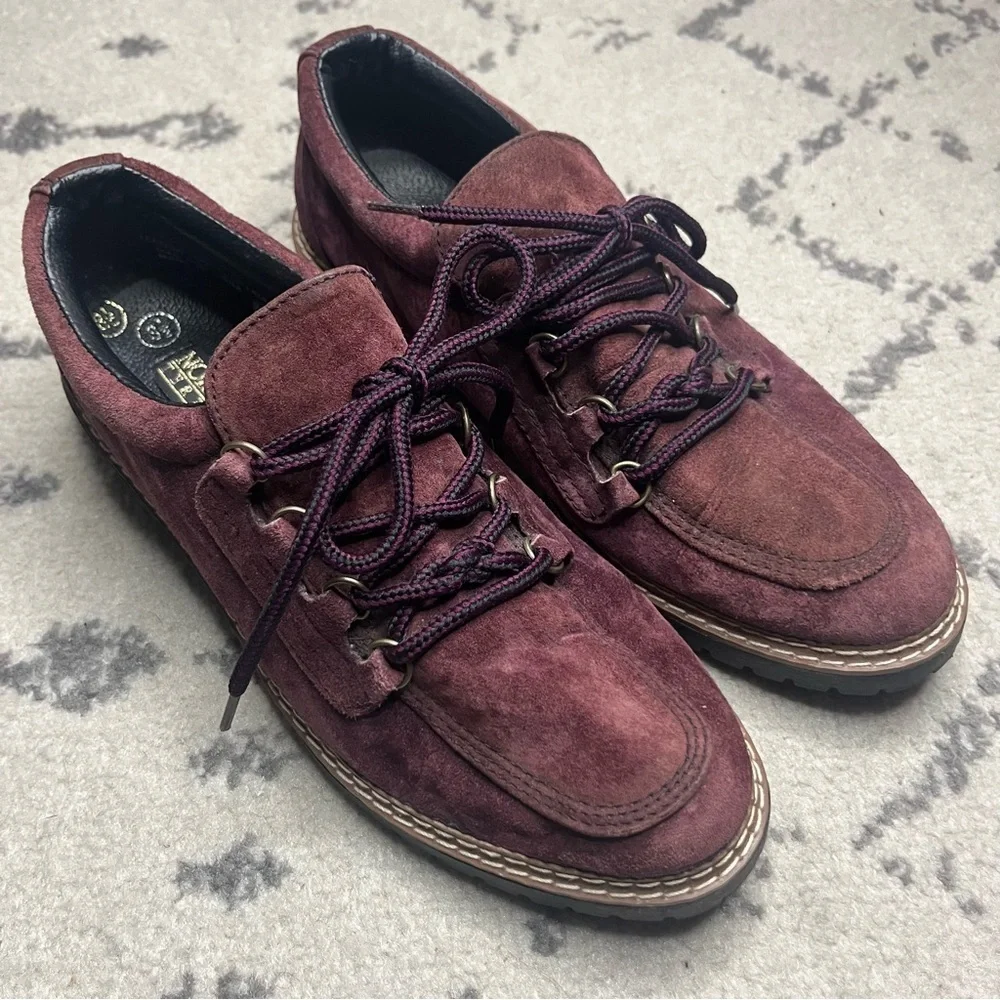 VTG NORTHWEST TERRITORY Genuine Leather Suede Lace Up Gorpcore Hiking Sneakers